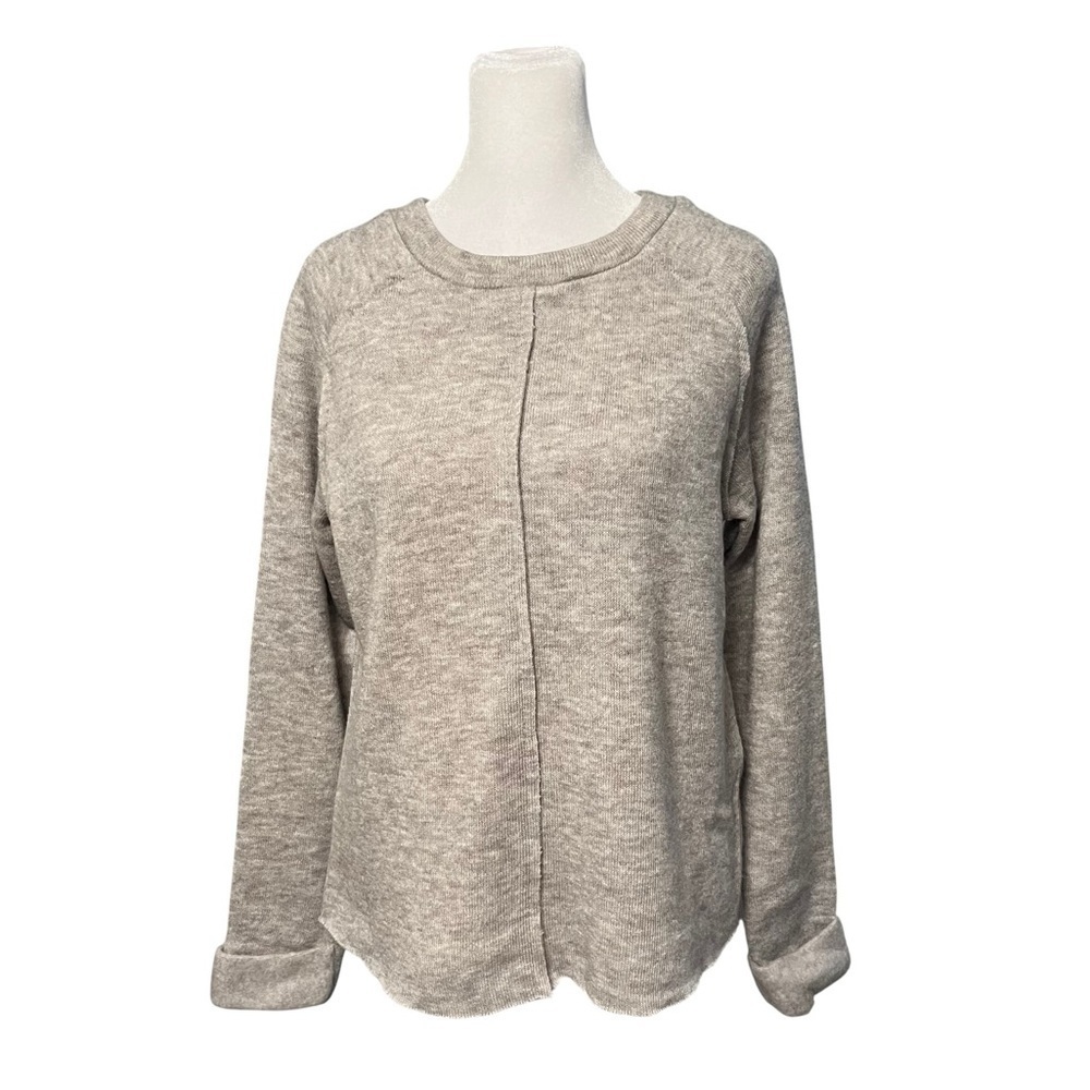 Vero Moda Gray Crewneck Roll Cuff Sweater Size XS